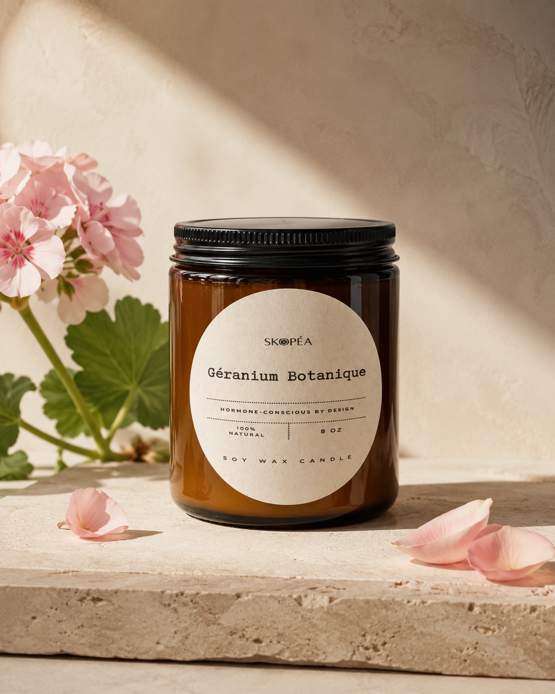 Geranium Botanique Soy Candle