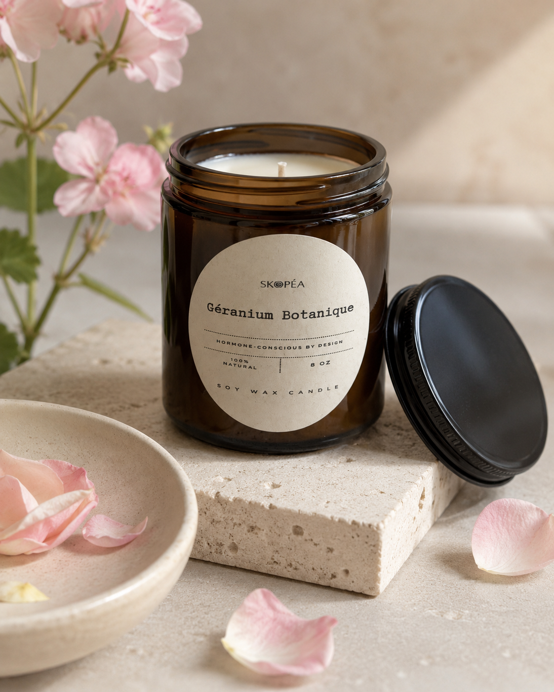 Geranium Botanique Soy Candle