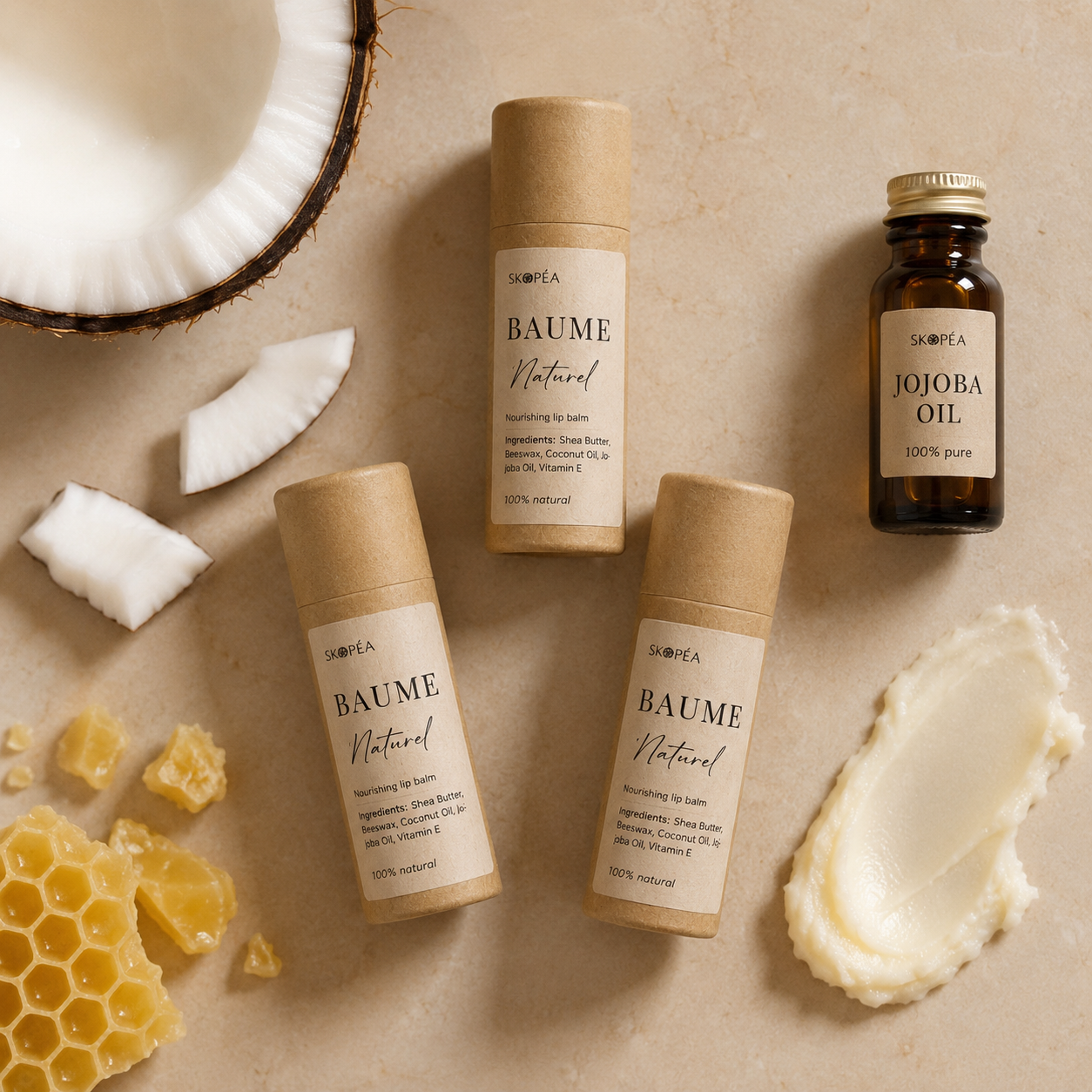 Baume Naturel Fragrance-Free Lip Balm