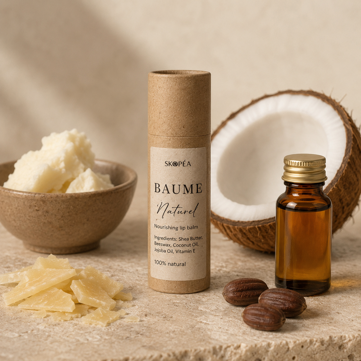 Baume Naturel Fragrance-Free Lip Balm