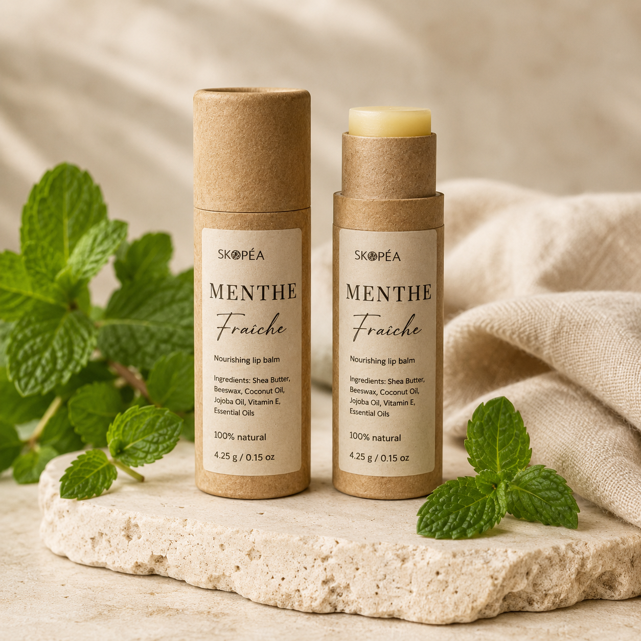 Menthe Fraîche Natural Mint Lip Balm