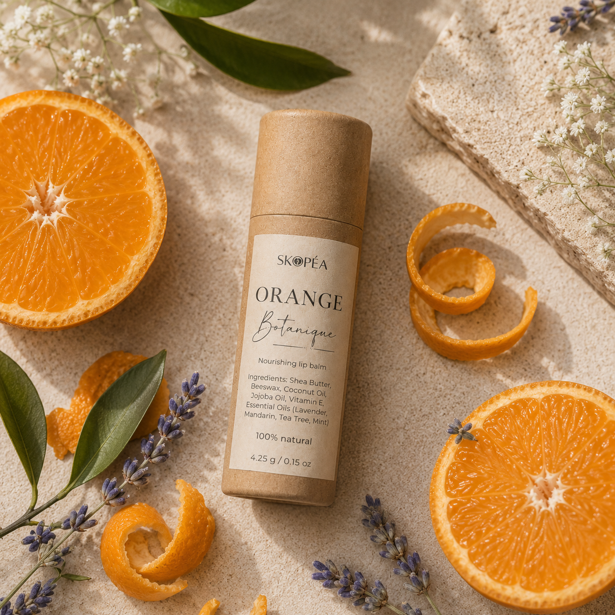 Orange Botanique Natural Lip Balm